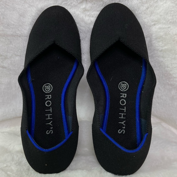 Rothy's Shoes - Rothys The Flat Birdseye Round Toe Shoes Black Womens Size 8